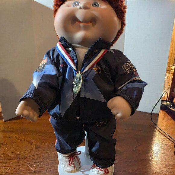 CABBAGE PATCH 1996 OLYMPICS DOLLS PAIR OLYMPIKIDS - Picture 1 of 8